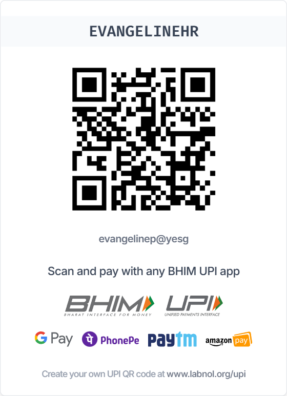 UPI QR Code for Donation
